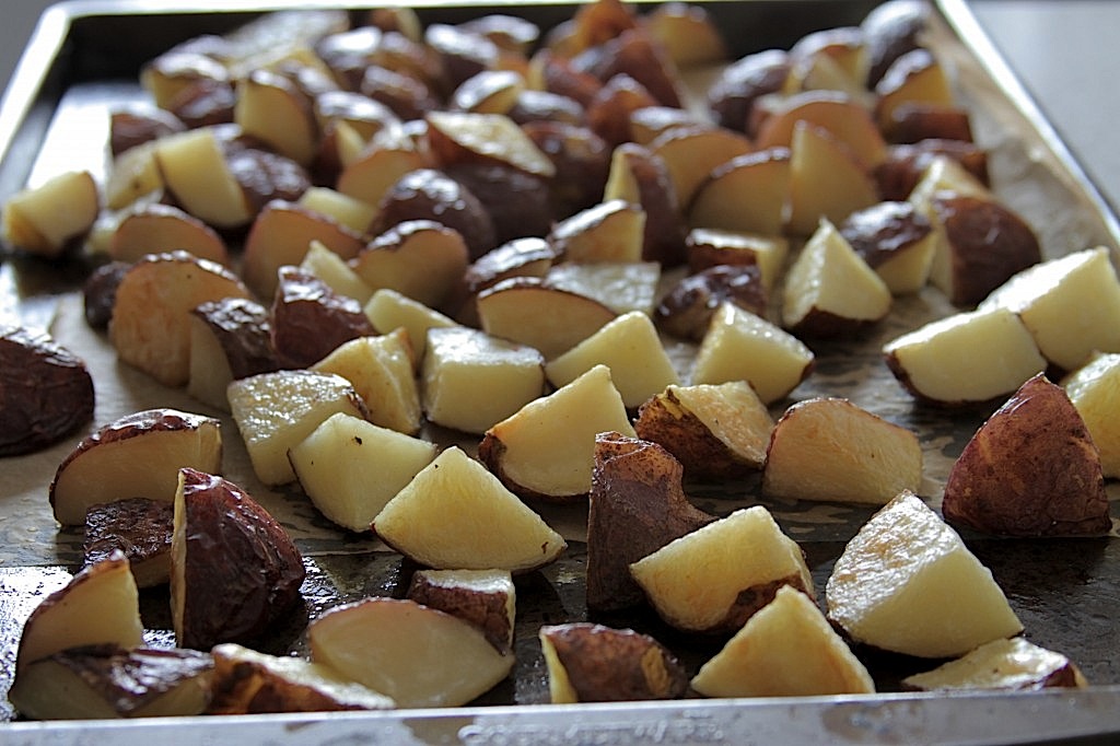 Roasted Potatoes with Lemon-Parsley Butter
