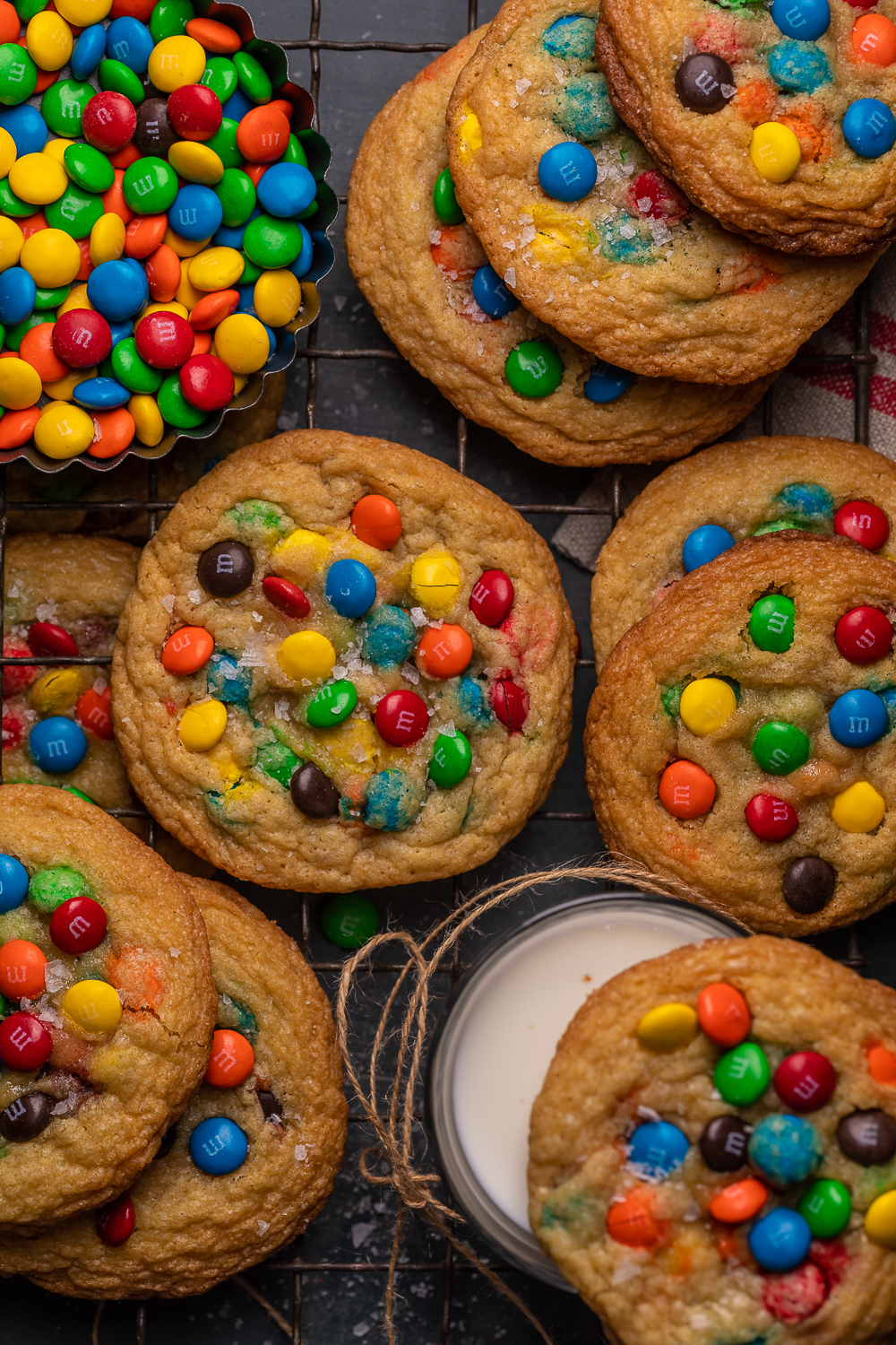Brown Butter M&M Cookies are soft, chewy, and flavorful! Loaded with colorful M&M candies, these are always a crowd pleaser! The brown butter makes them extra special!