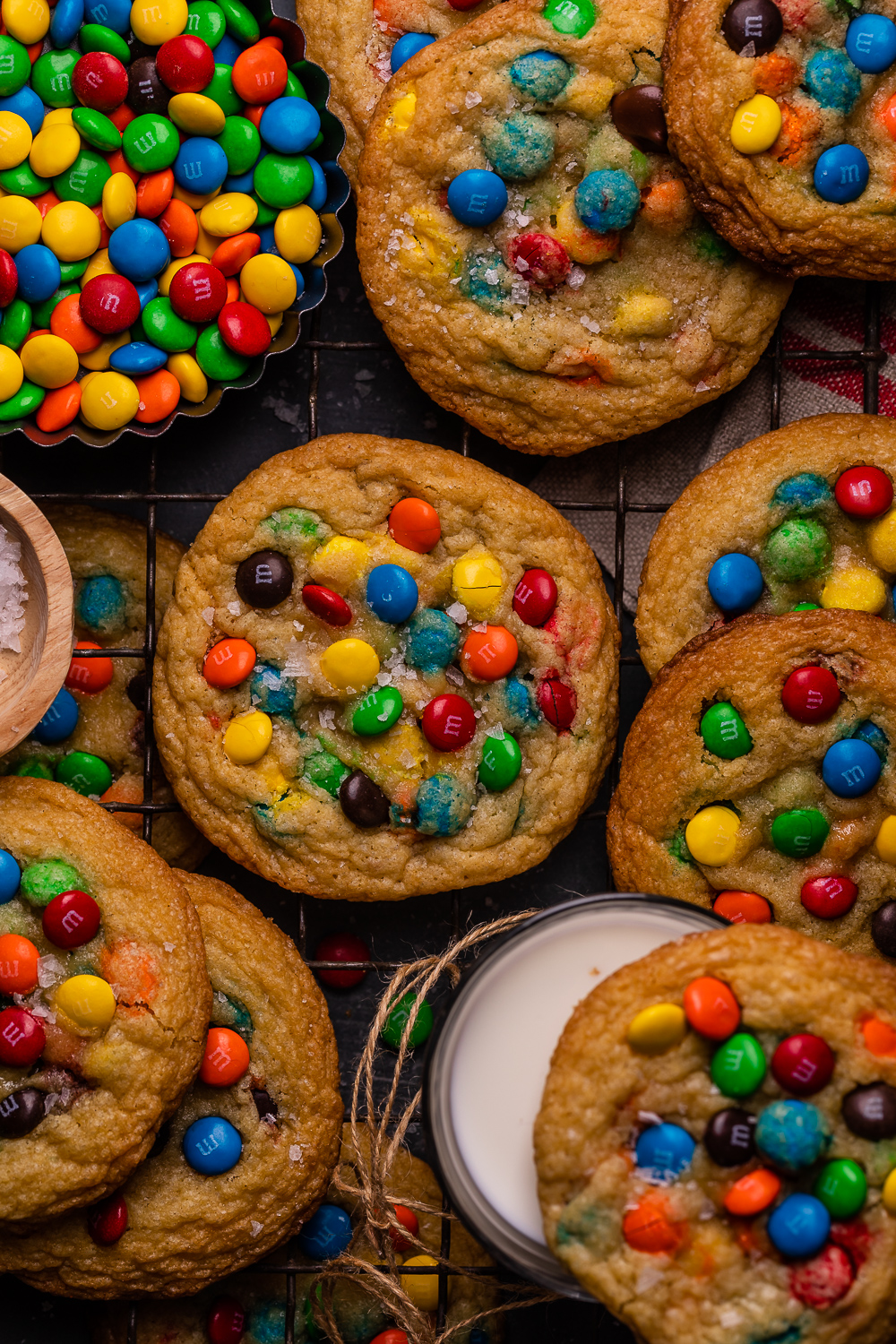 Brown Butter M&M Cookies are soft, chewy, and flavorful! Loaded with colorful M&M candies, these are always a crowd pleaser! The brown butter makes them extra special!