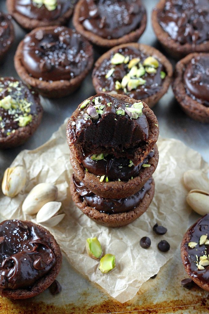 Nutella Chocolate Fudge Cookie Cups