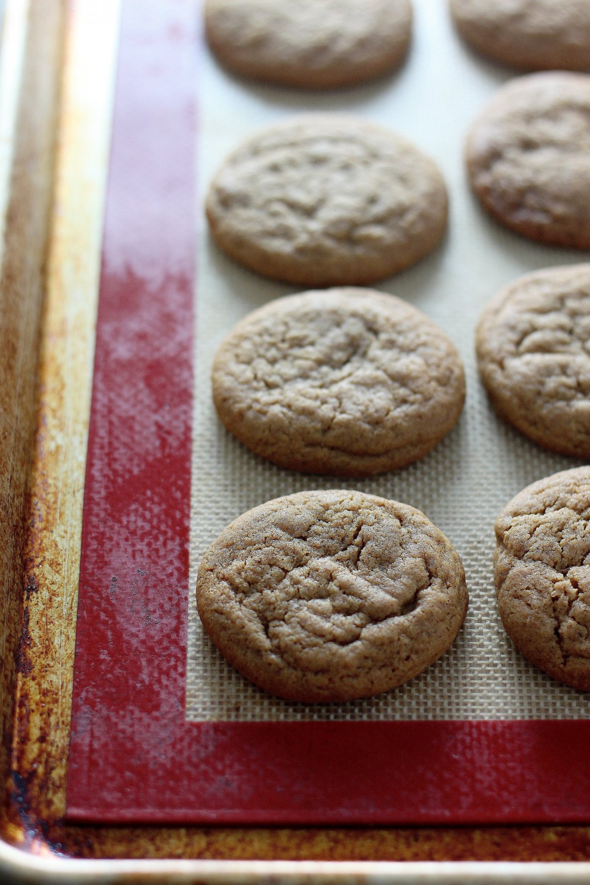Eggnog Frosted Gingerbread Cookies