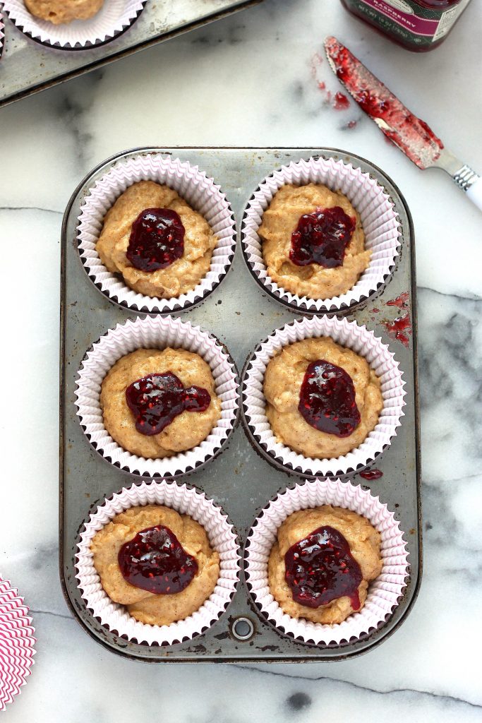 Brown Butter Raspberry Swirl Muffins