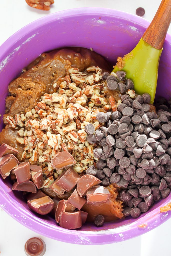 Salted Caramel Chocolate Pecan Brown Butter Blondies