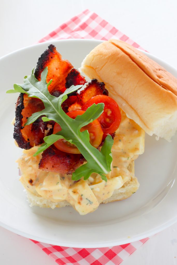 BLT Egg Salad Sliders