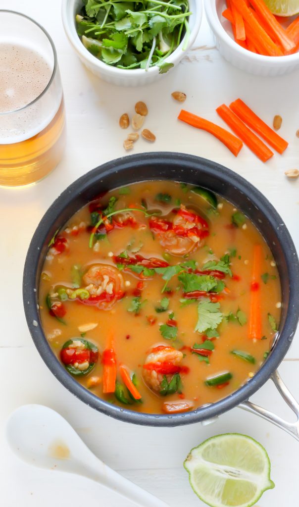 Thai Coconut Shrimp Soup