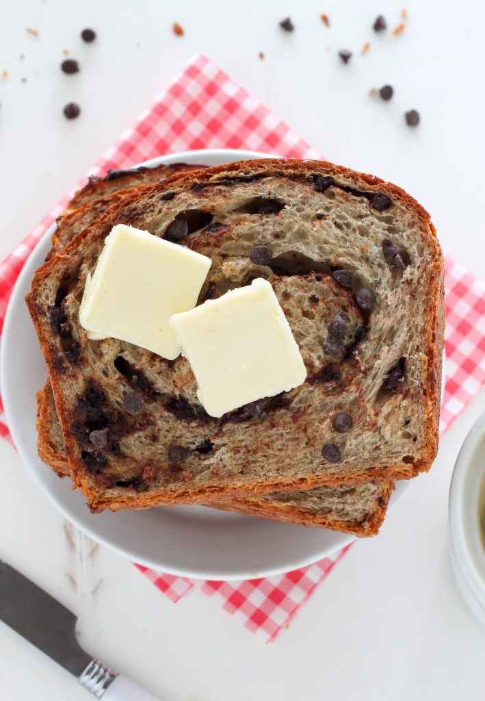 Chocolate Cinnamon Swirl Bread