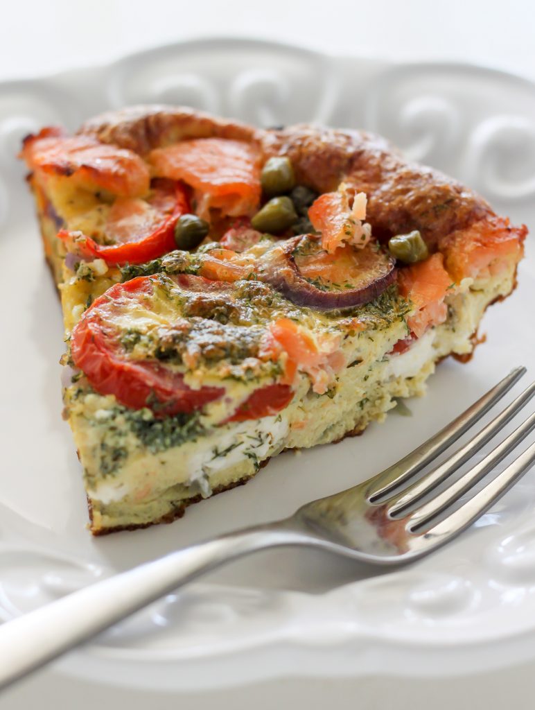Smoked Salmon Frittata