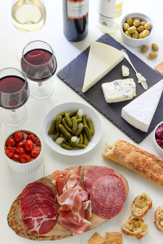 Summertime Cheese & Charcuterie Spread