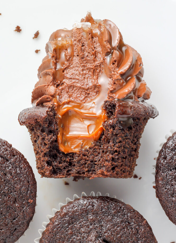 Dulce De Leche Chocolate Cupcakes