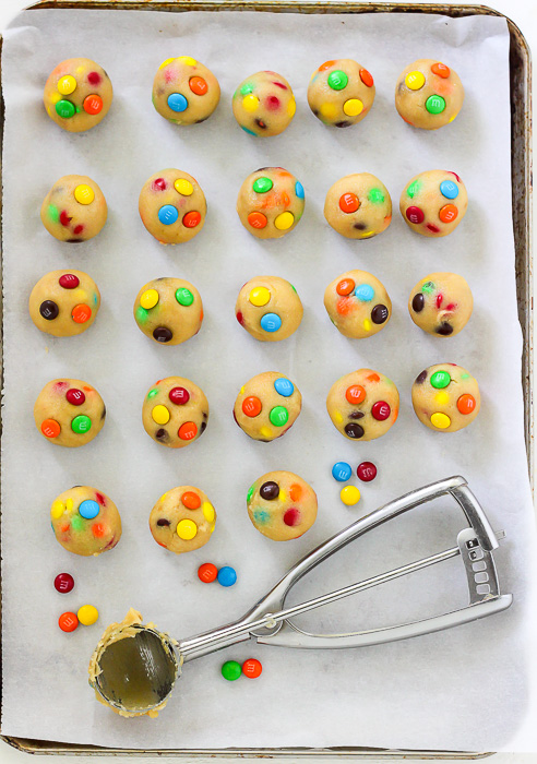 M&M Cookie Bites