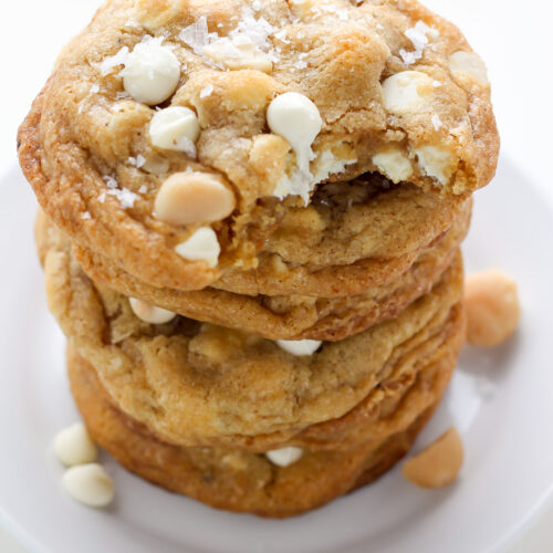 Brown Butter White Chocolate Macadamia Nut Cookies