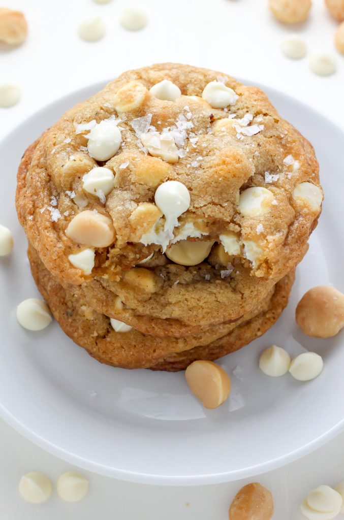 Brown Butter White Chocolate Macadamia Nut Cookies