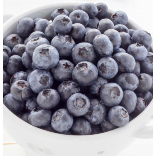 Moist and Buttery Blueberry Ricotta Crumb Cake topped with Vanilla Glaze!