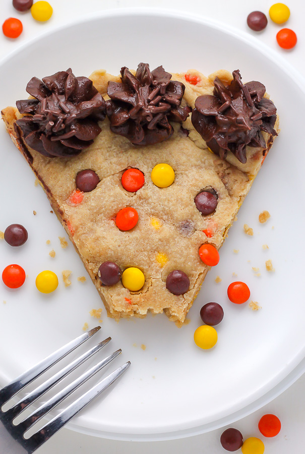 Reese's Pieces Peanut Butter Cookie Cake