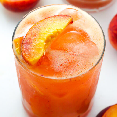 Fresh Peach Margaritas