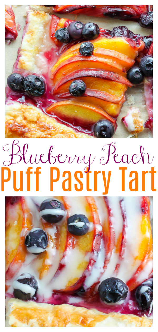 Is there anything better than warm, bubbling pie fresh from the oven? Maybe not. But this super easy blueberry peach tart is sure to give any pie a run for their money. Sweet, fruity, and topped with vanilla glaze - this dessert just screams SUMMER!