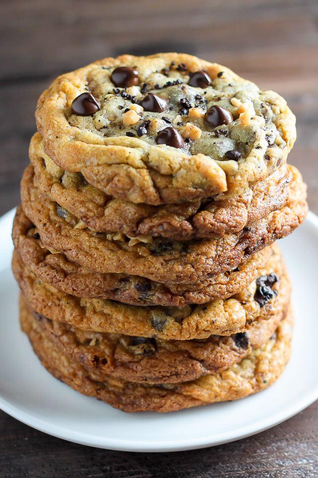 Espresso Toffee Chocolate Chip Cookies