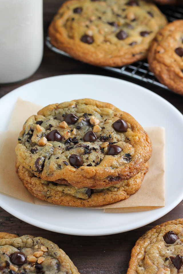 Espresso Toffee Chocolate Chip Cookies