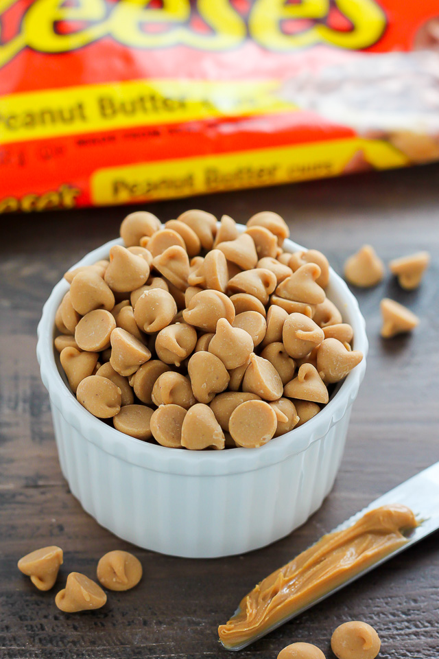 Thick and Chewy White Chocolate Peanut Butter Blondies