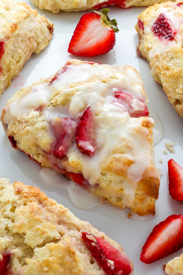 Strawberries and Cream Scones