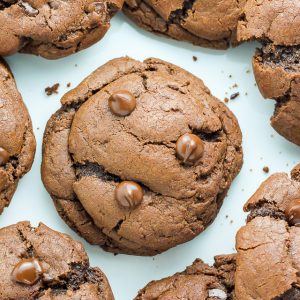 Triple Chocolate Cookies
