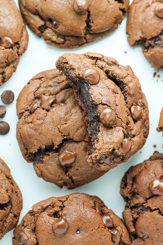 Triple Chocolate Cookies