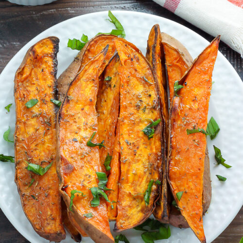 Extra Crispy Sweet Potato Wedges