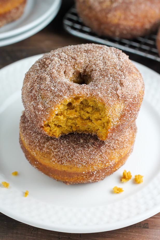 Pumpkin Cinnamon Sugar Donuts