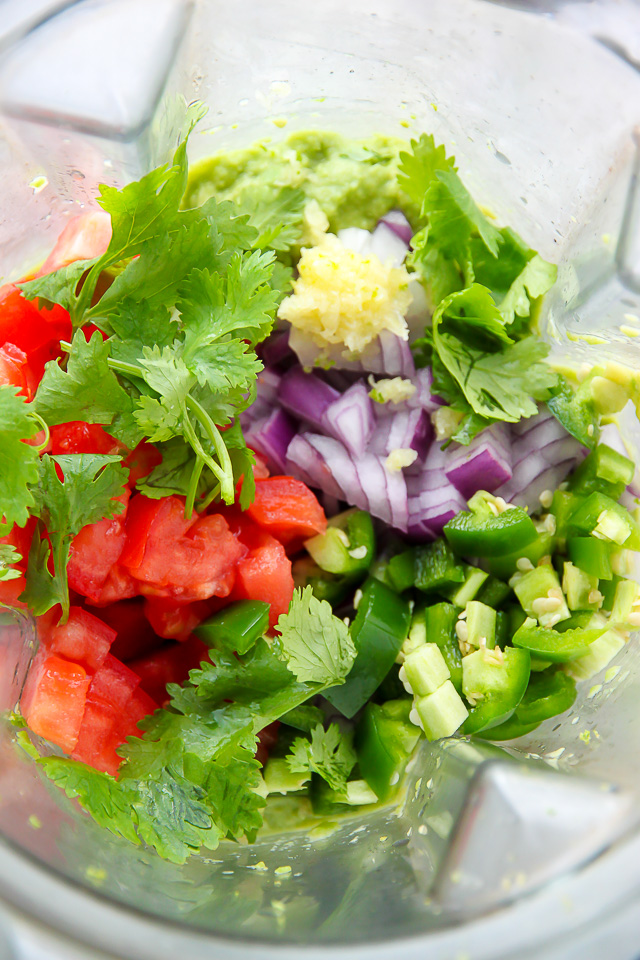 Creamy Avocado Dip ready in just 5 minutes! Healthy, hearty, and SO delicious!