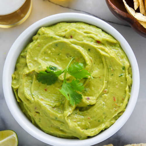Creamy Avocado Dip ready in just 5 minutes! Healthy, hearty, and SO delicious!