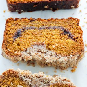 Cinnamon Swirl Pumpkin Bread - so good with a cup of coffee!