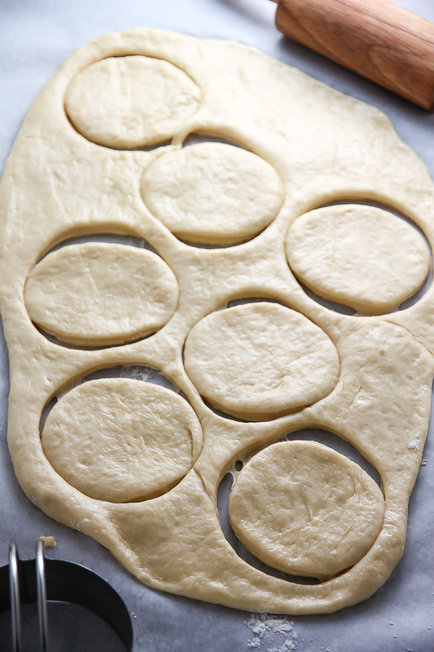 Homemade Cinnamon Sugar Doughnuts stuffed with a dollop of creamy Nutella. The definition of decadence!