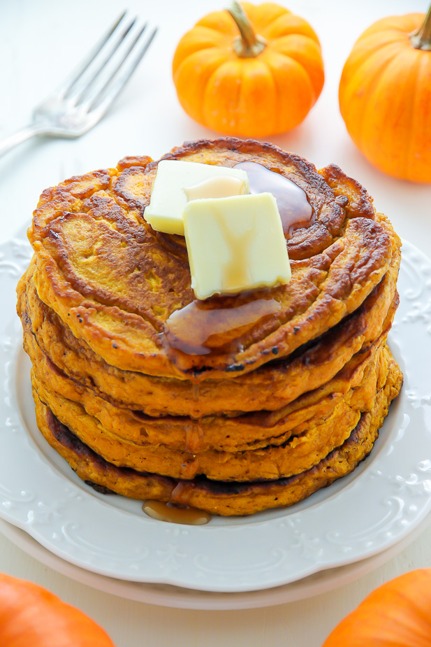 Fluffy Pumpkin Pancakes