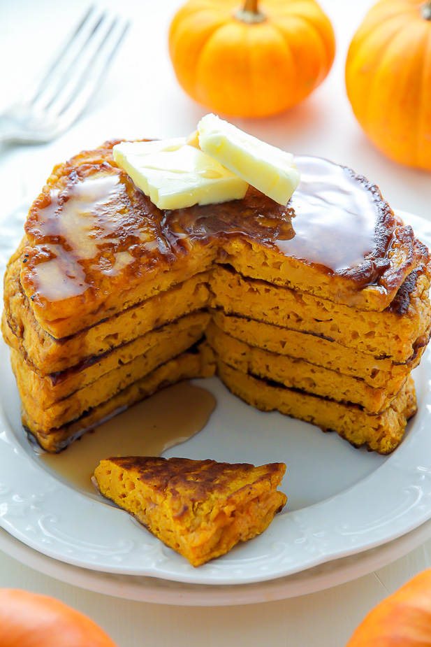 Fluffy Pumpkin Pancakes