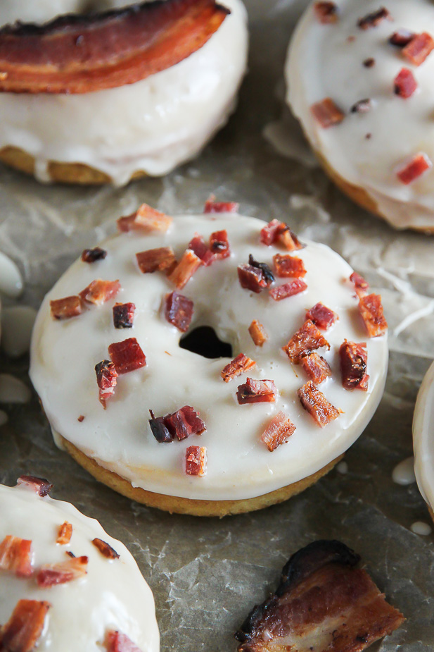 If you love sweet and salty these Maple Bacon Donuts are a must try!!! Baked, not fried, and ready in 20 minutes.