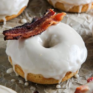 If you love sweet and salty these Maple Bacon Donuts are a must try!!! Baked, not fried, and ready in 20 minutes.