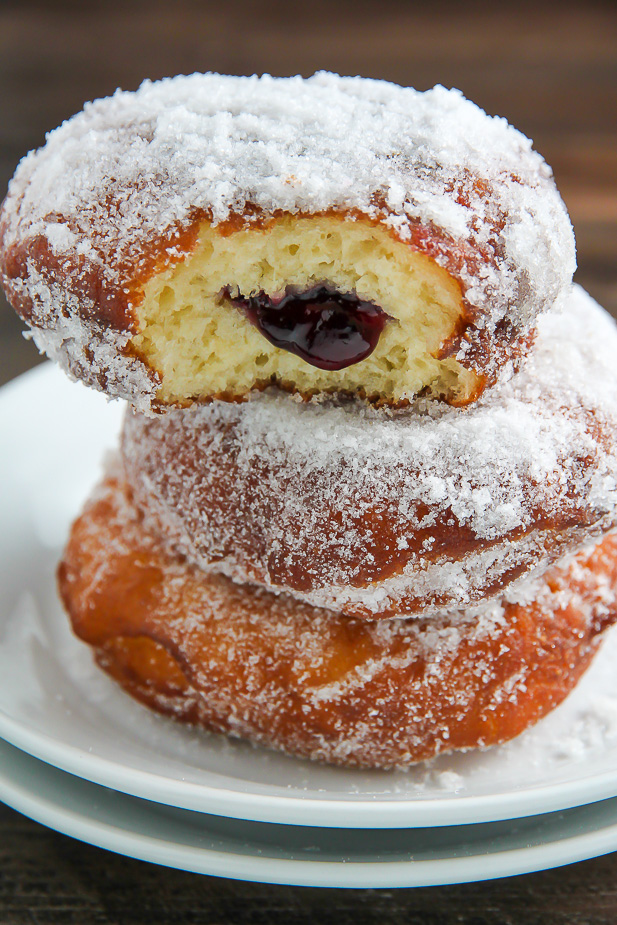 Sweet and simple Old-Fashioned Jelly Doughnuts. Totally worth every-single-bite.