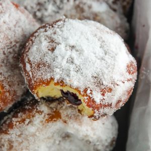 Sweet and simple Old-Fashioned Jelly Doughnuts. Totally worth every-single-bite.
