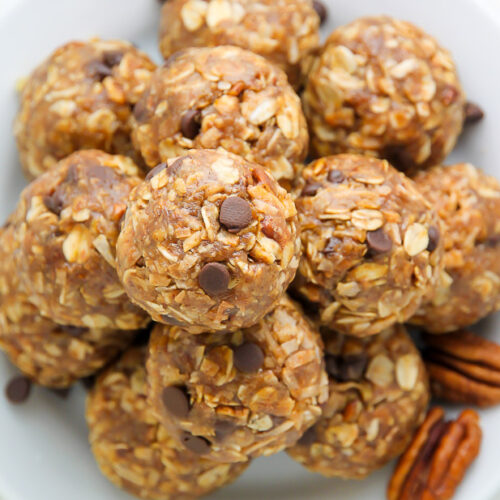 Healthy and wholesome Pecan Pie Energy Bites are sweet, chewy, and made with real ingredients you can feel good about.