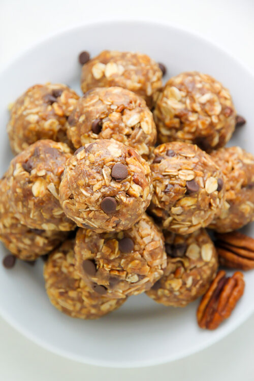 Healthy and wholesome Pecan Pie Energy Bites are sweet, chewy, and made with real ingredients you can feel good about.