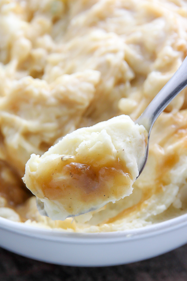 Roasted Garlic and Caramelized Onion Mashed Potatoes