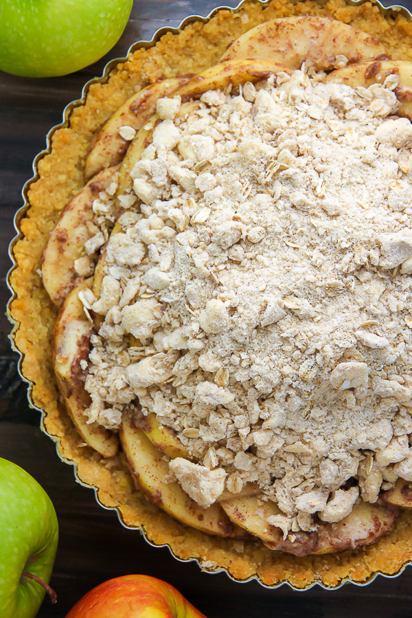 Salted Caramel Apple Tart