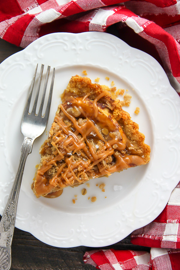 Salted Caramel Apple Tart
