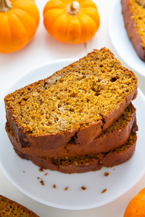 Brown butter and pumpkin make this banana bread irresistible!