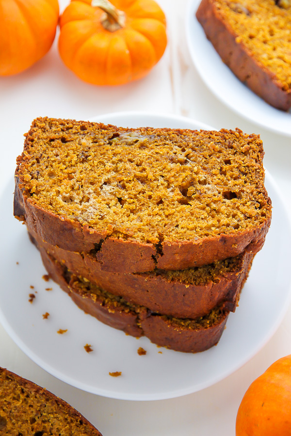 Brown butter and pumpkin make this banana bread irresistible!