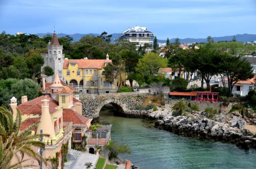 Cascais vue depuis le phare Farol de Santa Marta