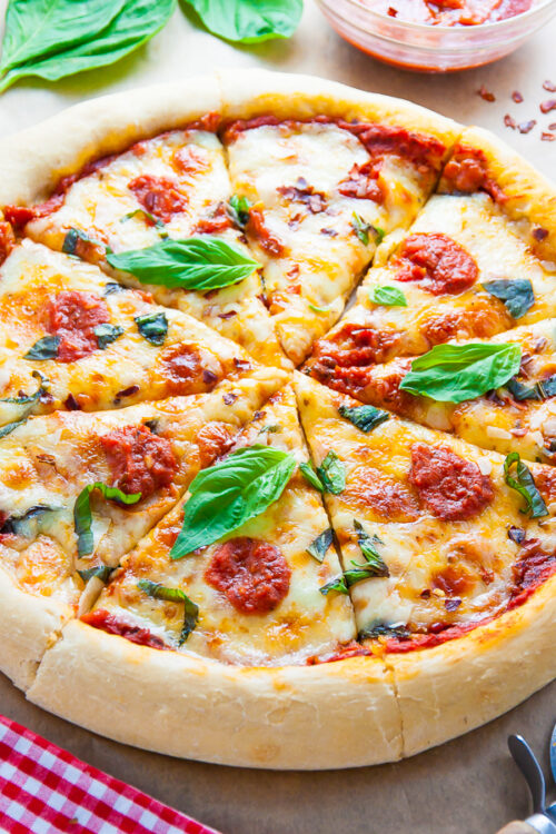 Today I'm showing you exactly how to make my favorite Margherita Pizza!