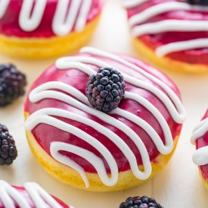 Better than the bakery Blackberries and Cream Donuts!