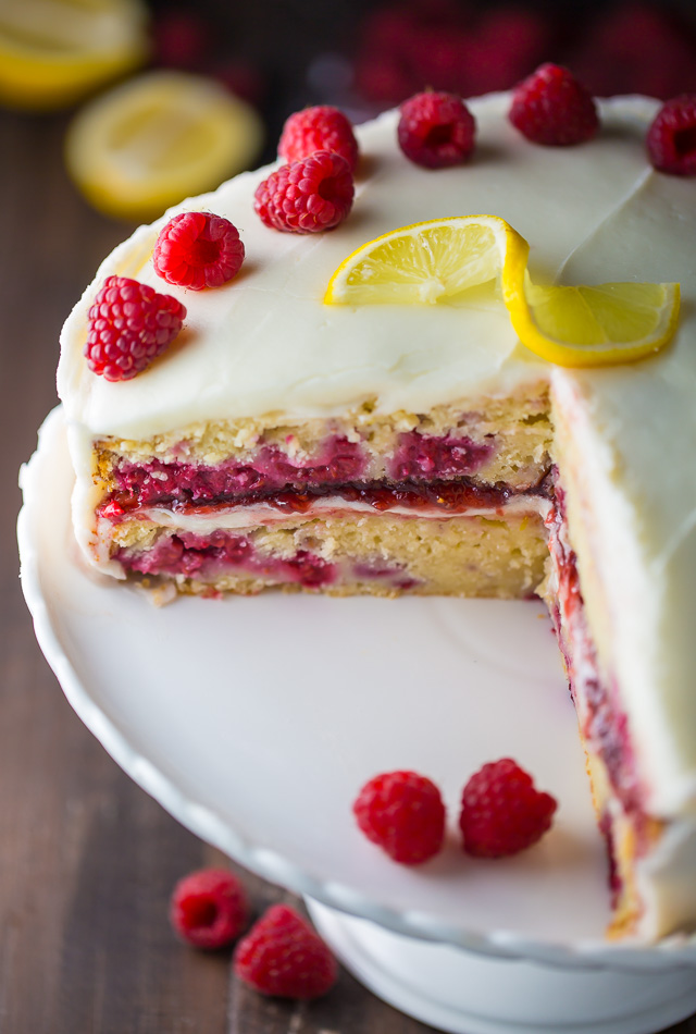 If you like lemons and raspberries you're going to LOVE this Lemon Raspberry Cake!