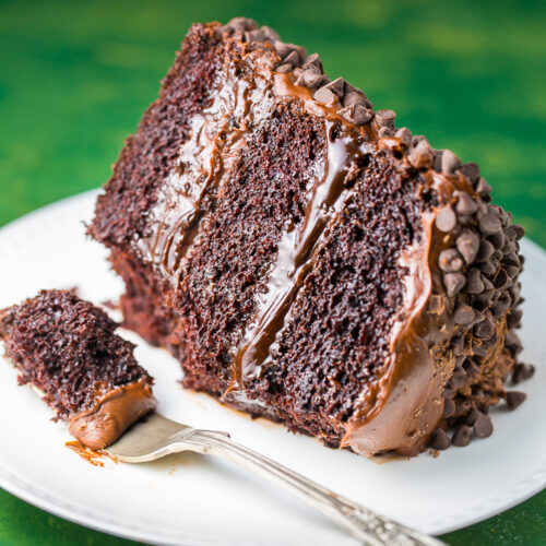 This 3-layer Death by Chocolate Cake is for SERIOUS chocolate lovers only!